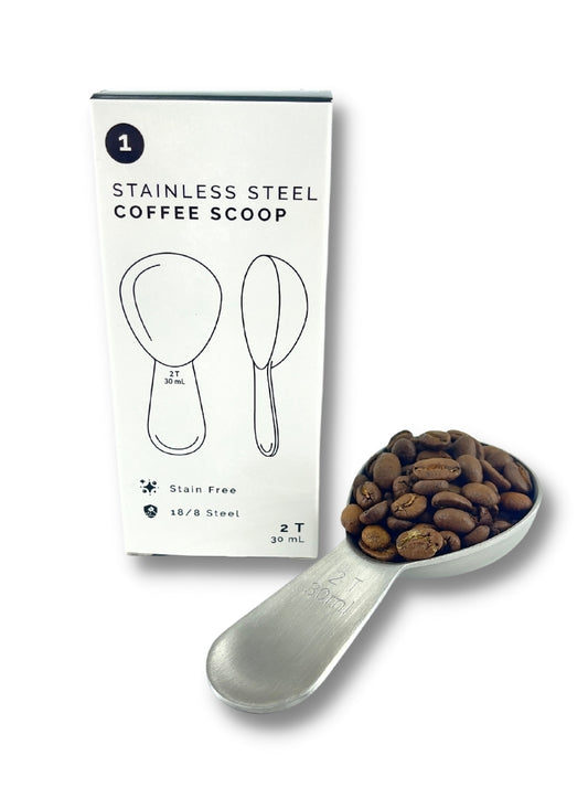 STAINLESS STEEL COFFEE SCOOP